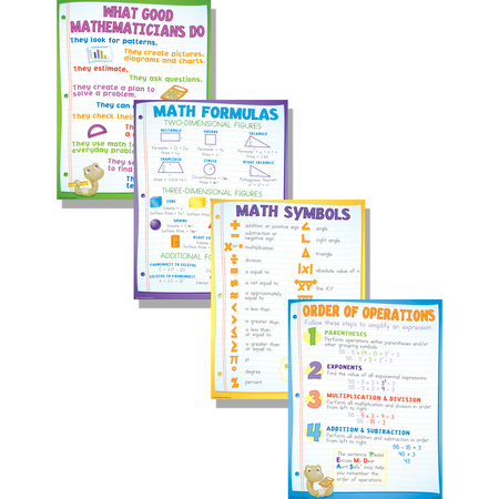 MCDONALD PUBLISHING Math Basics Teaching Poster Set TCRP130